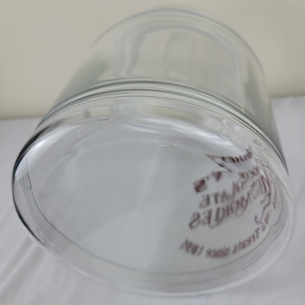 Vintage Hershey’s Chocolate Memories Sweets Treats 1895 Glass cookie jar Lid 90s - Picture 14 of 16